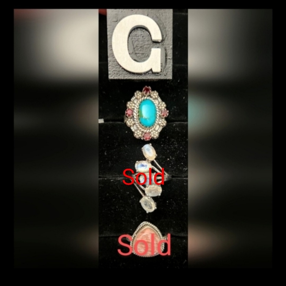 NEW Size 6 Genuine Sterling Silver Rings - Picture 7 of 9